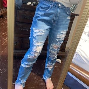 american eagle mom jeans